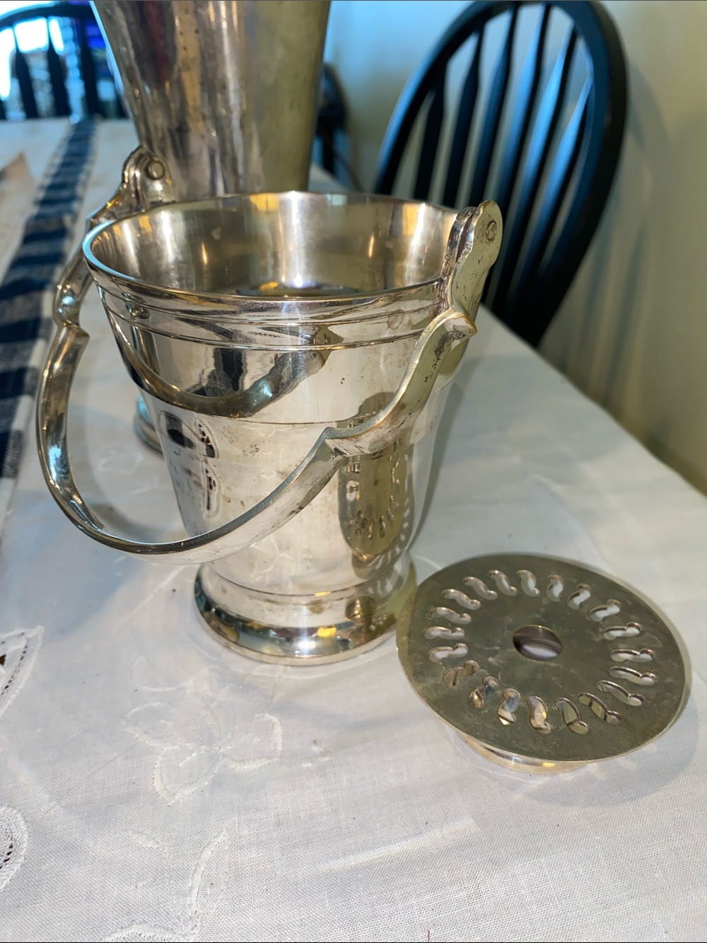 Vintage Art Deco Silver Plated Ice Bucket